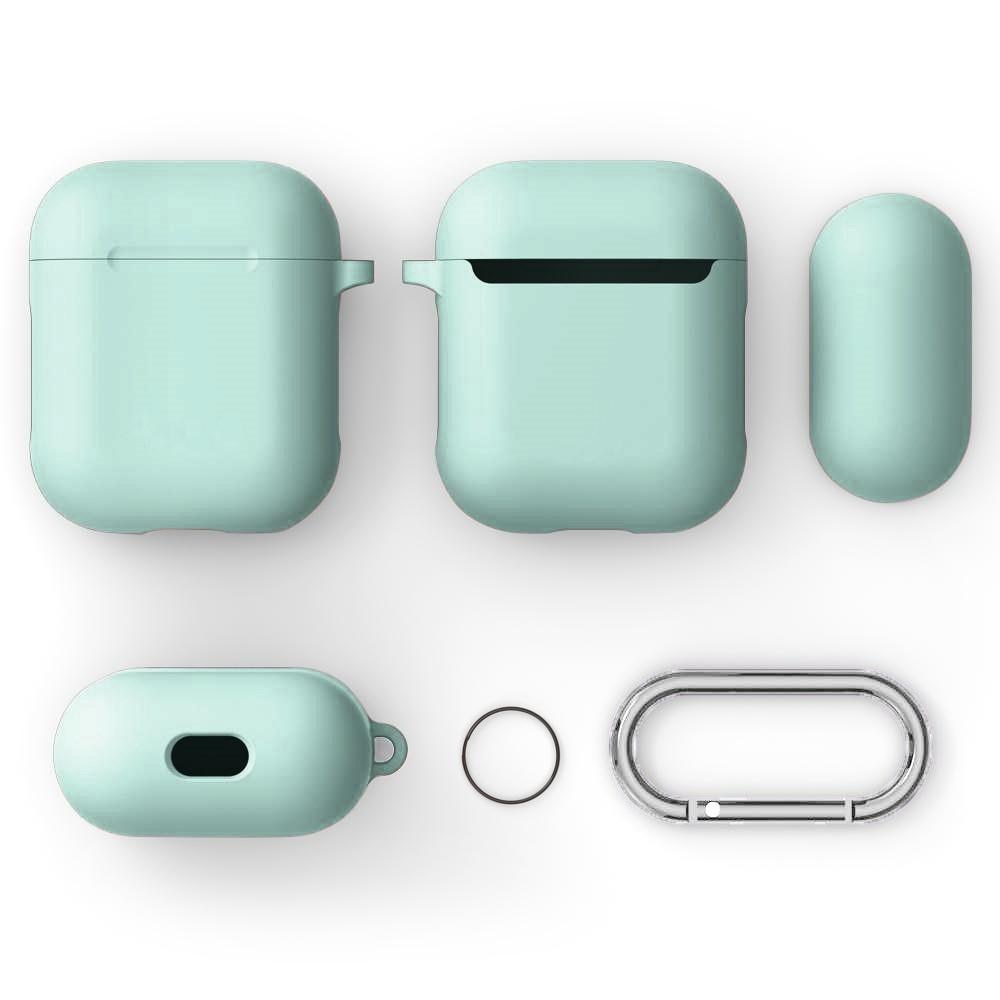 Silikondeksel med karabinkrok Apple AirPods turkis