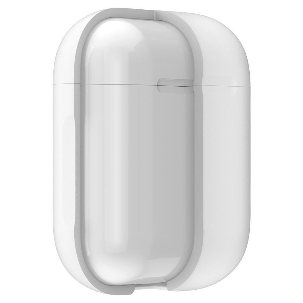 Silikondeksel med karabinkrok Apple AirPods hvit