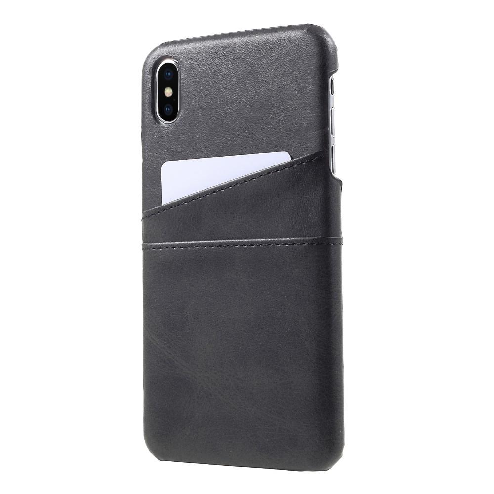 Card Slots Case Apple iPhone XS Max svart