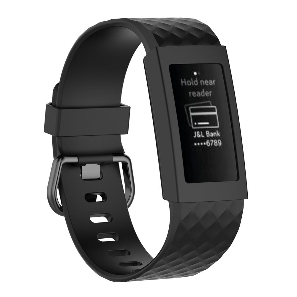 Deksel Fitbit Charge 3/4 svart