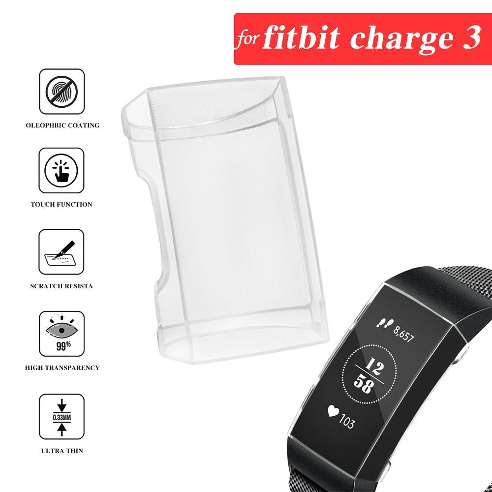 Deksel Fitbit Charge 3/4 gjennomsiktig