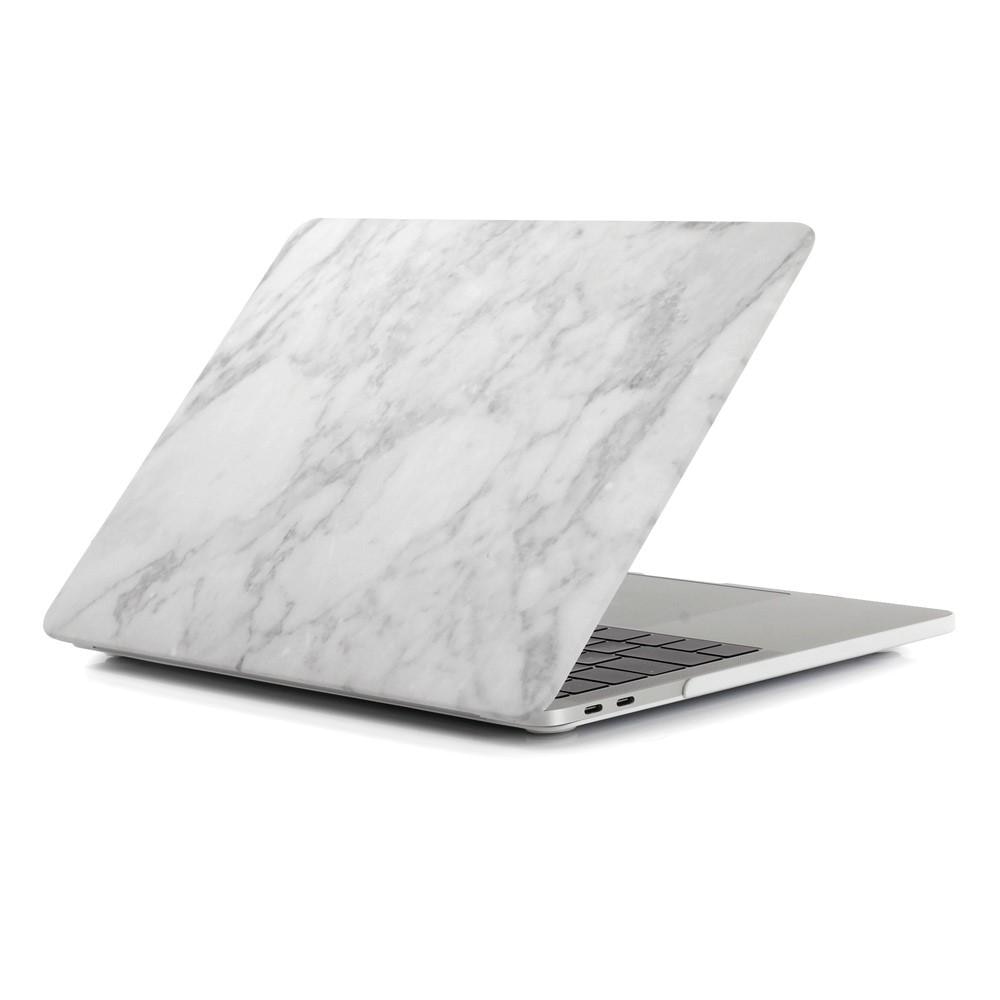 Deksel MacBook Air 13 2018/2019/2020 vit marmor