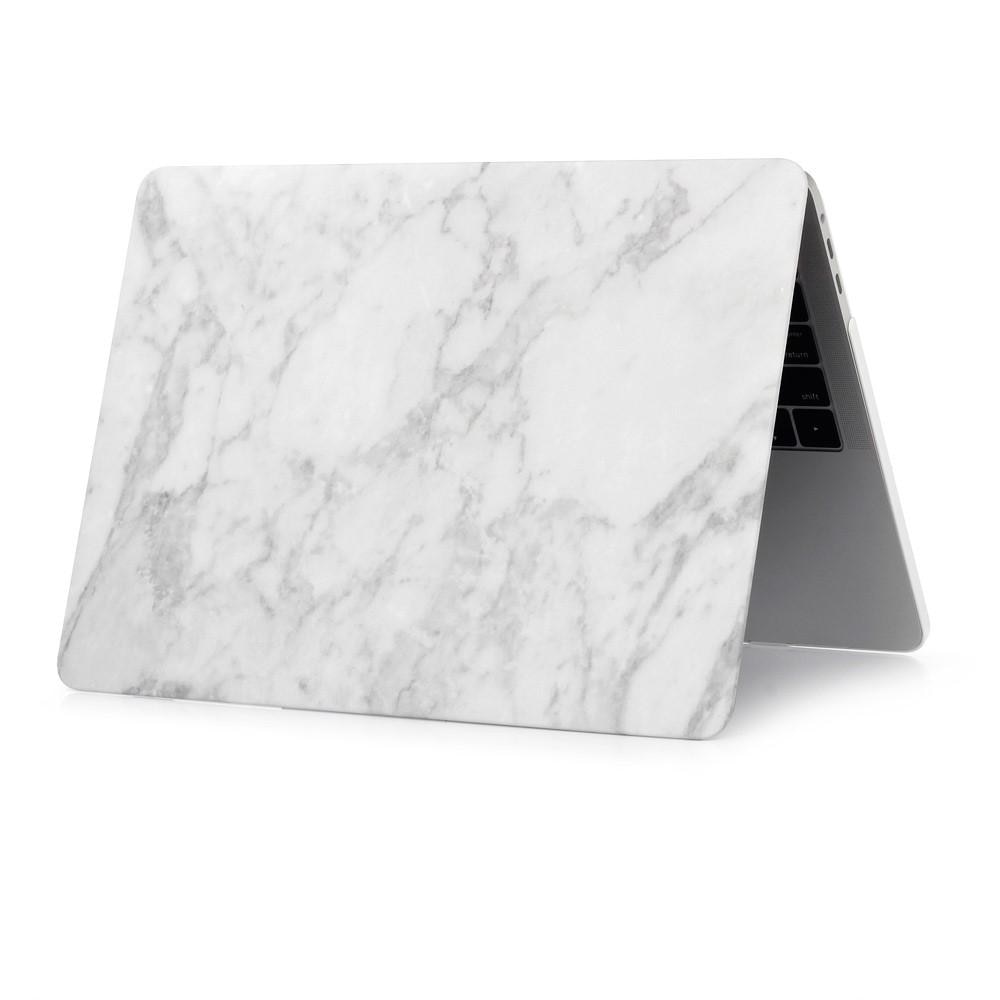 Deksel MacBook Air 13 2018/2019/2020 vit marmor