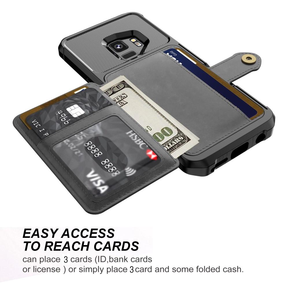 Tough Multi-slot Deksel Samsung Galaxy S9 Svart