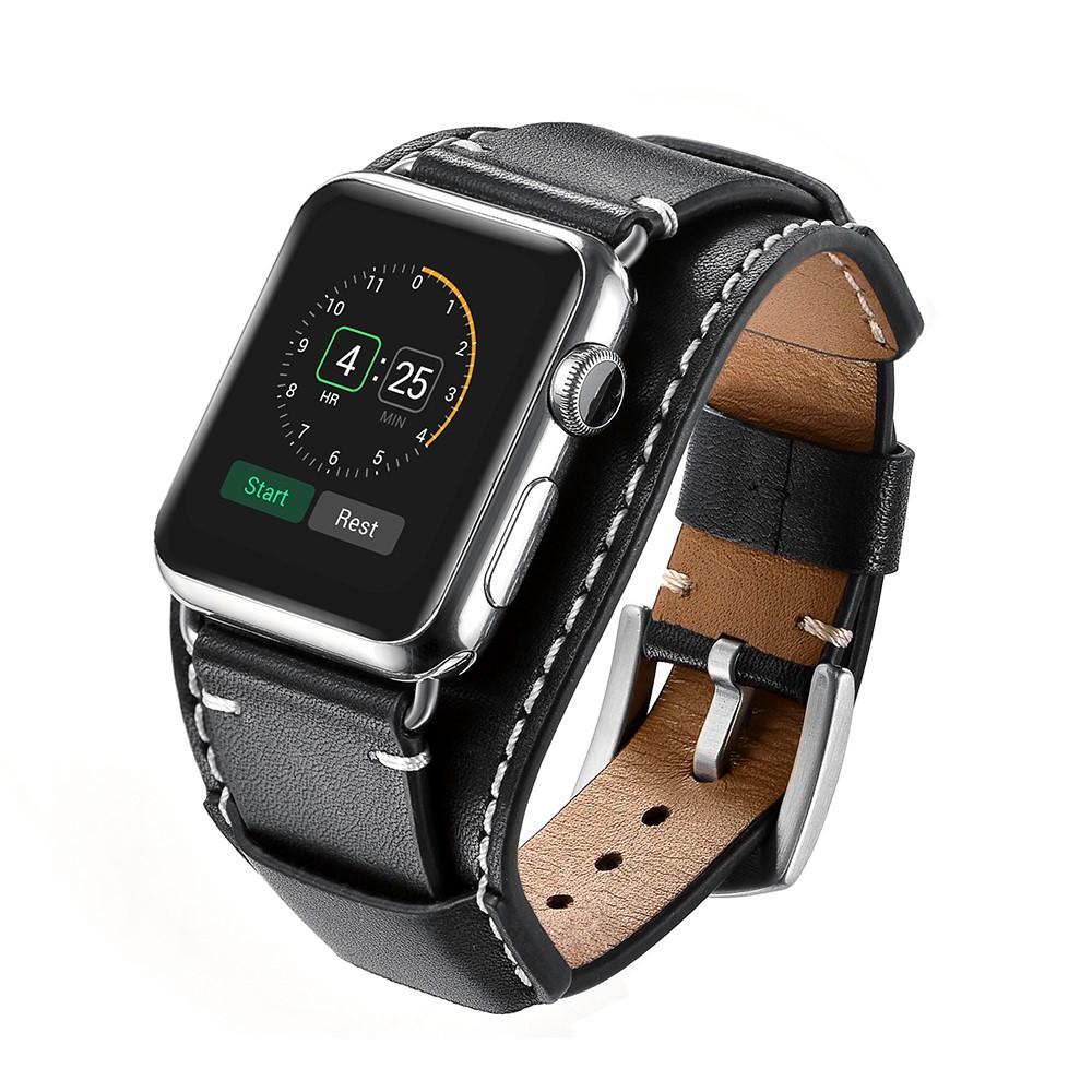 Apple Watch 45mm Series 7 Bredt Skinnreim svart