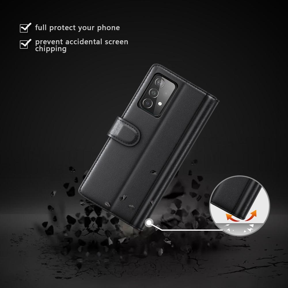 Ekte Lærveske Samsung Galaxy A52/A52s svart