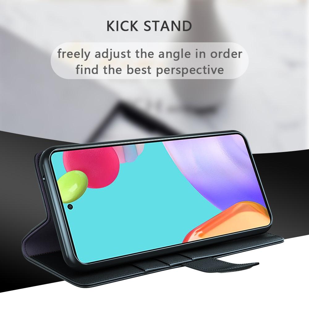 Ekte Lærveske Samsung Galaxy A72 5G Svart