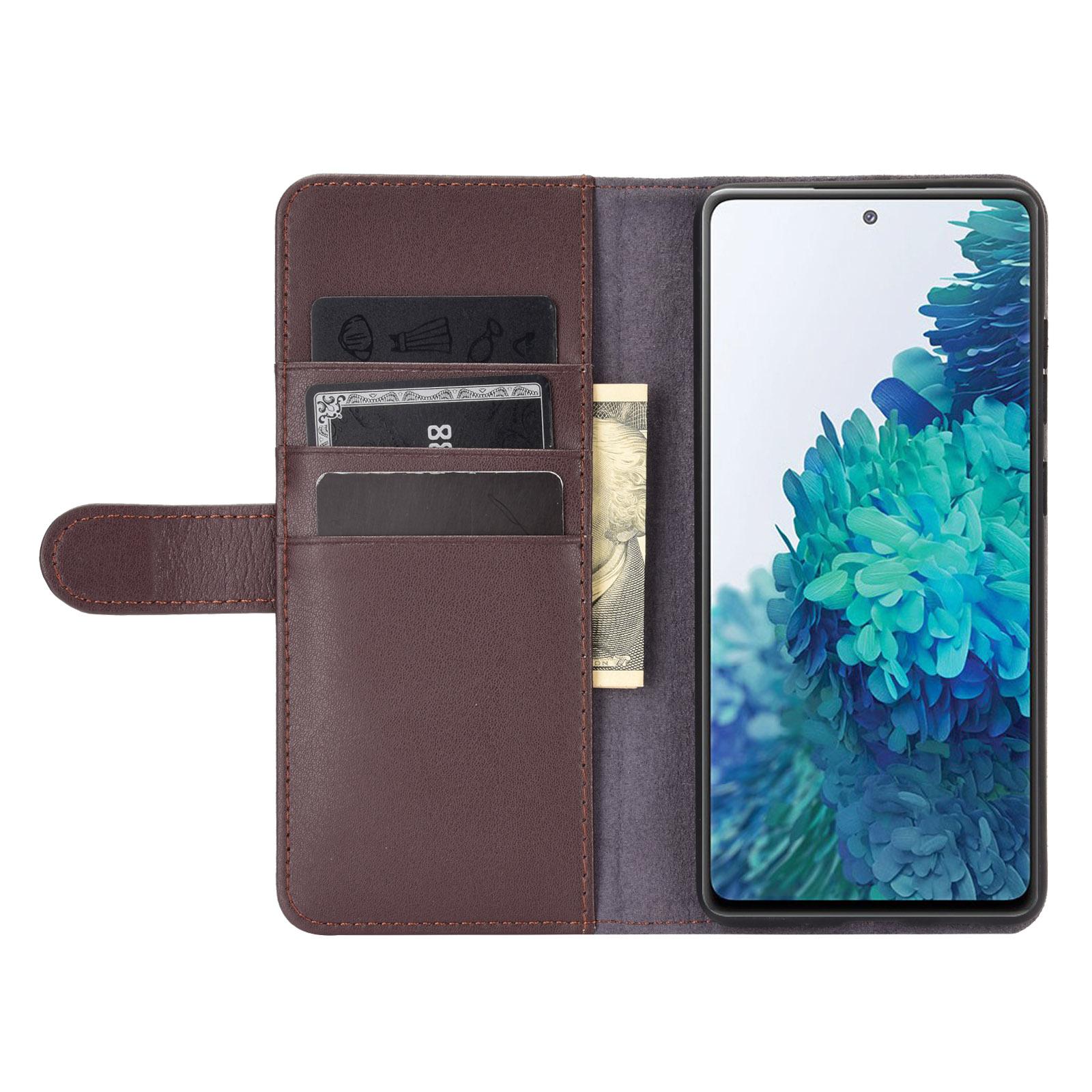 Ekte Lærveske Samsung Galaxy S20 FE Brun
