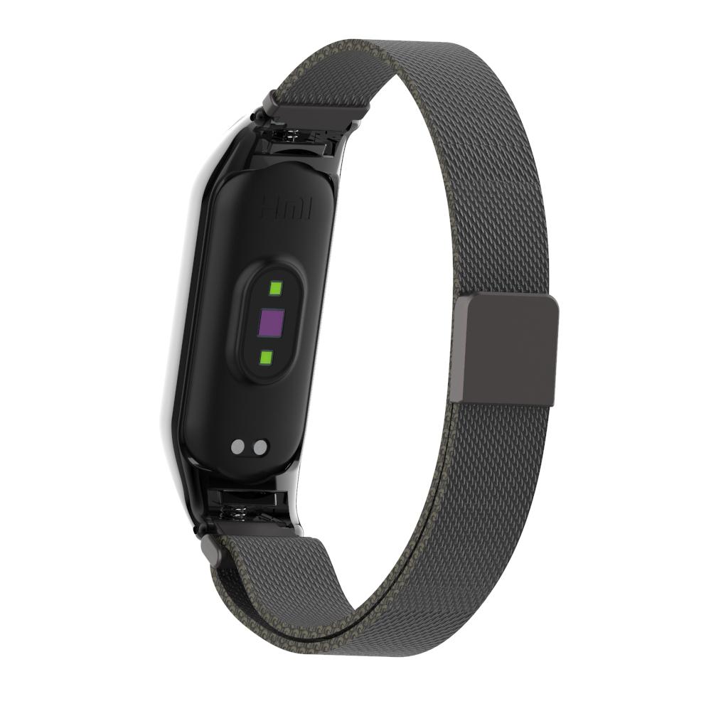 Xiaomi Mi Band 5/6 Reim Milanese Loop svart