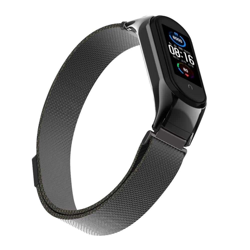 Xiaomi Mi Band 5/6 Reim Milanese Loop svart