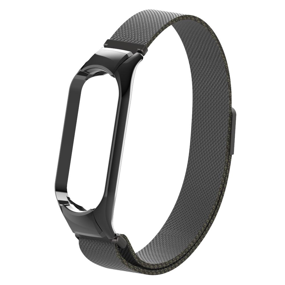 Xiaomi Mi Band 5/6 Reim Milanese Loop svart