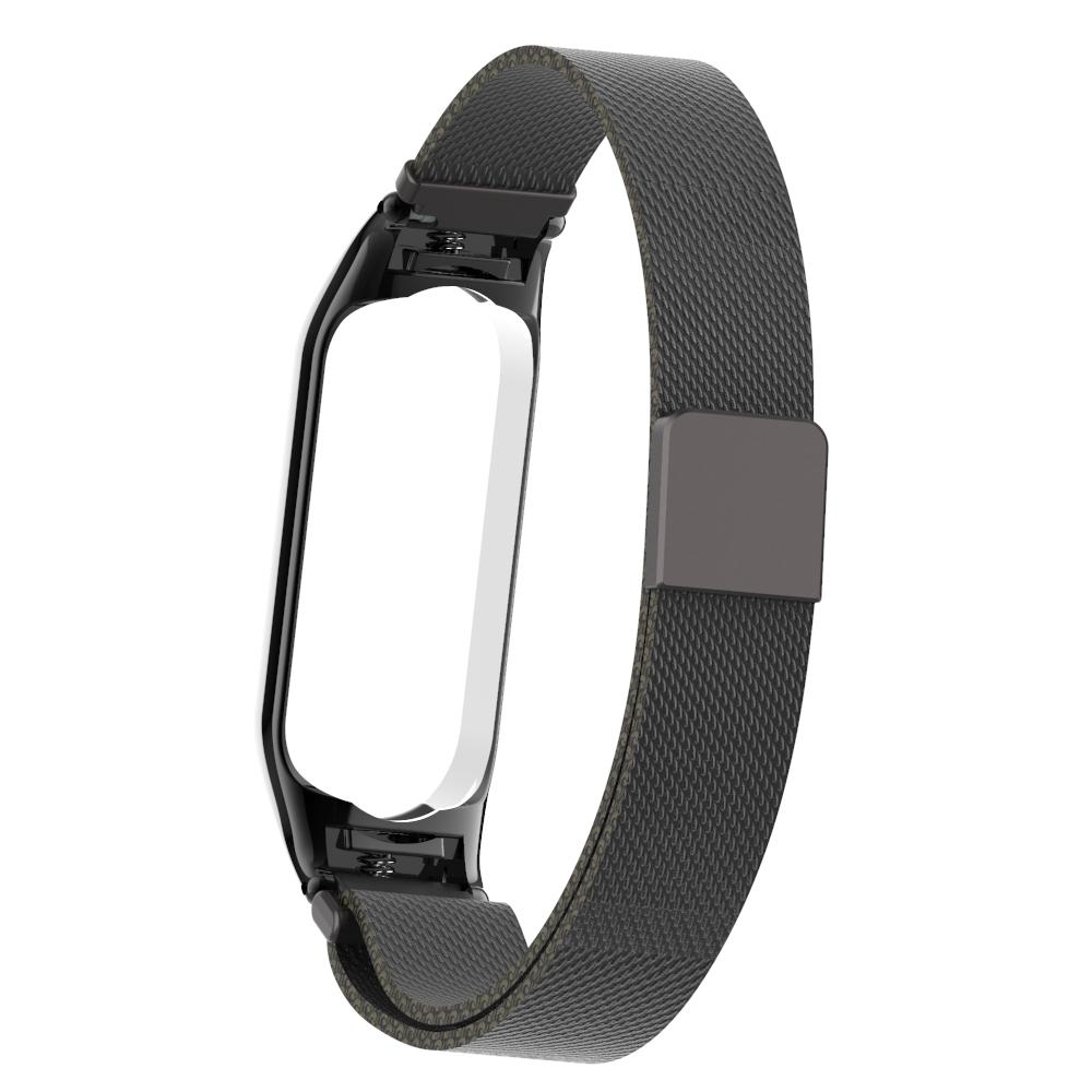 Xiaomi Mi Band 5/6 Reim Milanese Loop svart