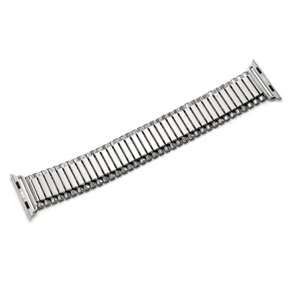 Apple Watch Ultra 2 49mm Elastisk Metall Reim sølv
