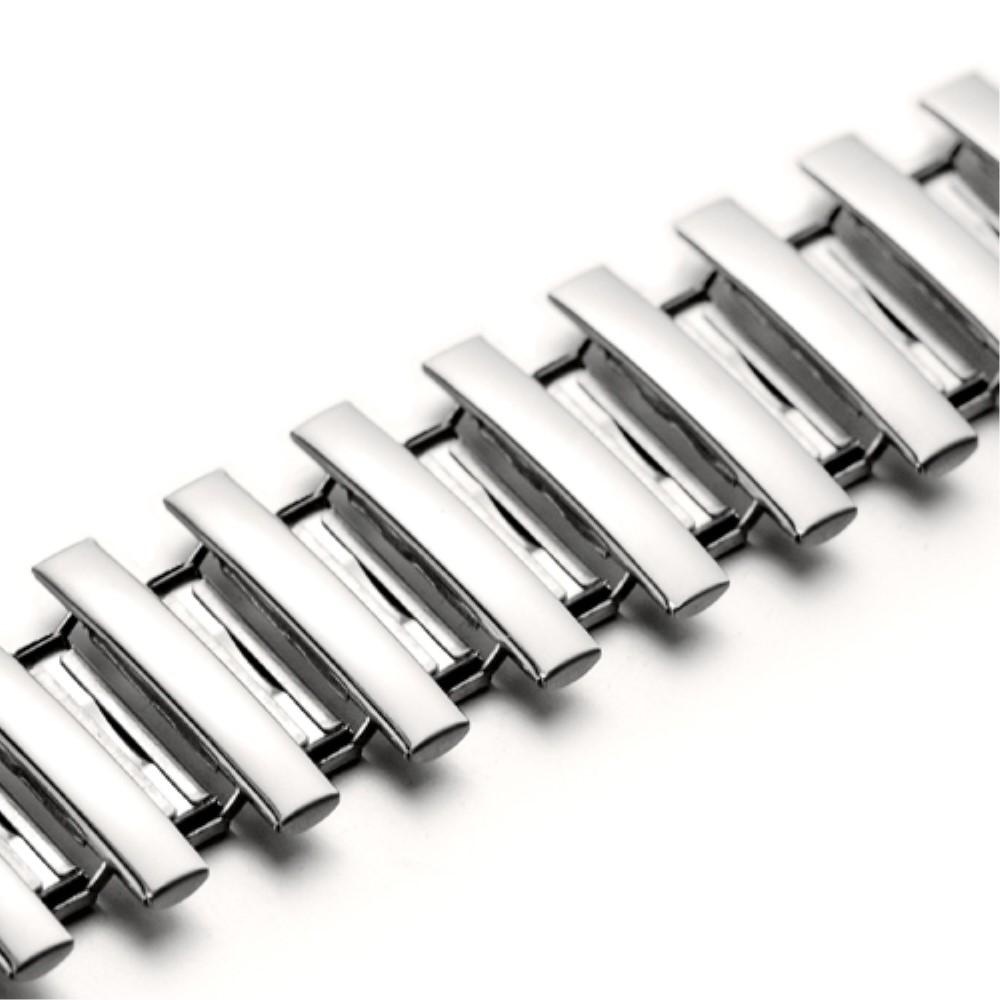 Apple Watch Ultra 2 49mm Elastisk Metall Reim sølv