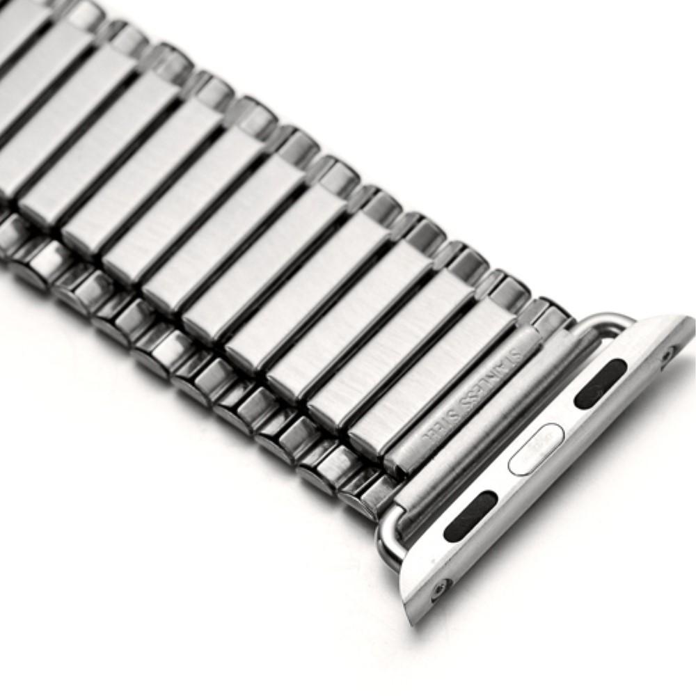 Apple Watch Ultra 2 49mm Elastisk Metall Reim sølv