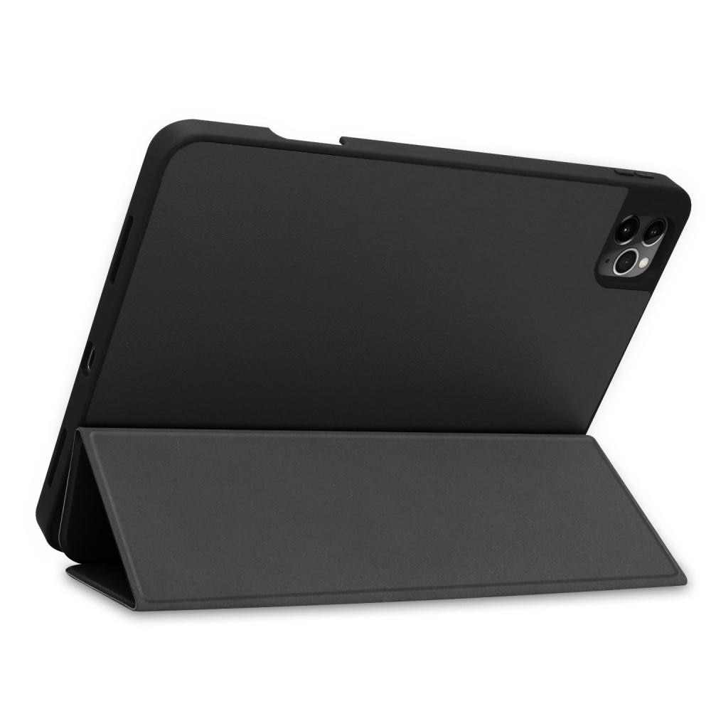 Etui Tri-fold Pencil-holder iPad Pro 12.9 4th Gen (2020) svart