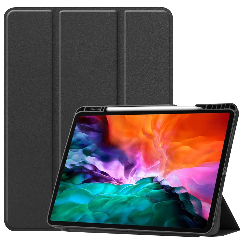 Etui Tri-fold Pencil-holder iPad Pro 12.9 6th Gen (2022) svart