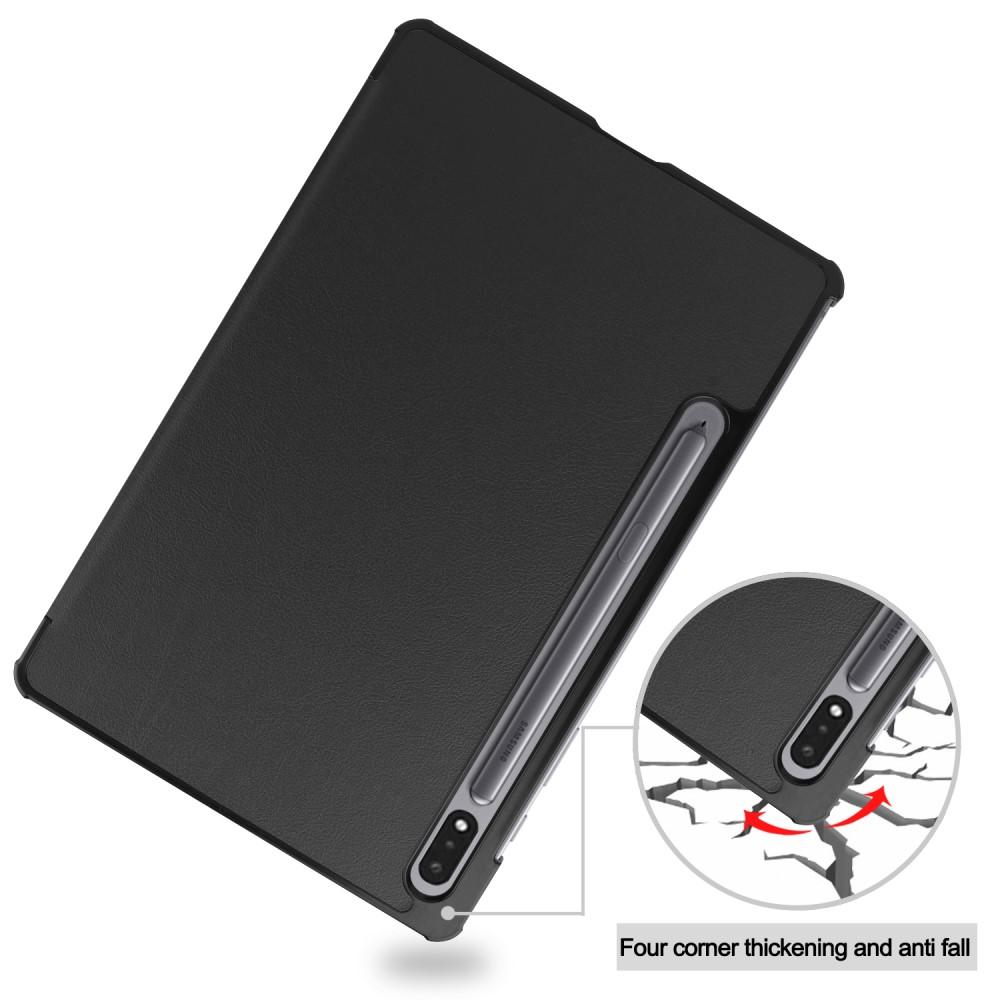 Etui Tri-fold Samsung Galaxy Tab S7/S8 11.0 svart
