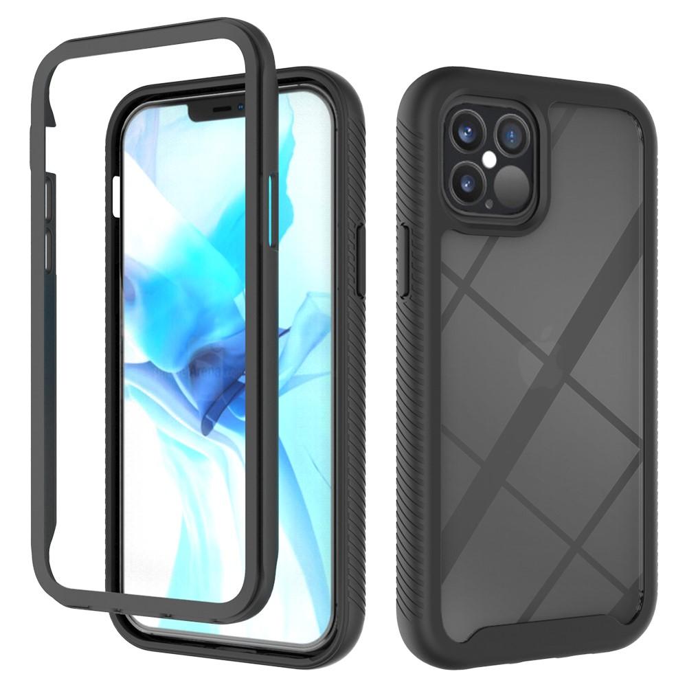 Full Cover Deksel iPhone 12/iPhone 12 Pro Svart