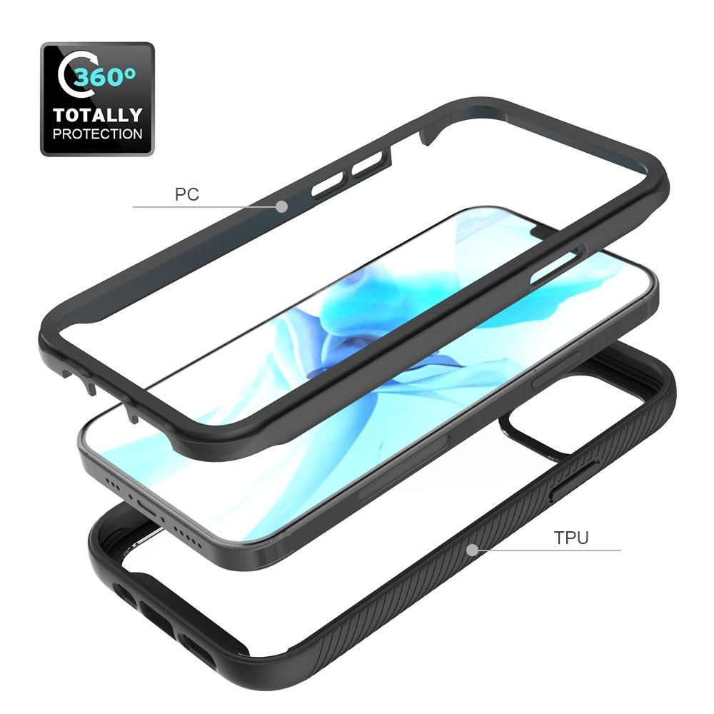 Full Cover Deksel iPhone 12/iPhone 12 Pro Svart