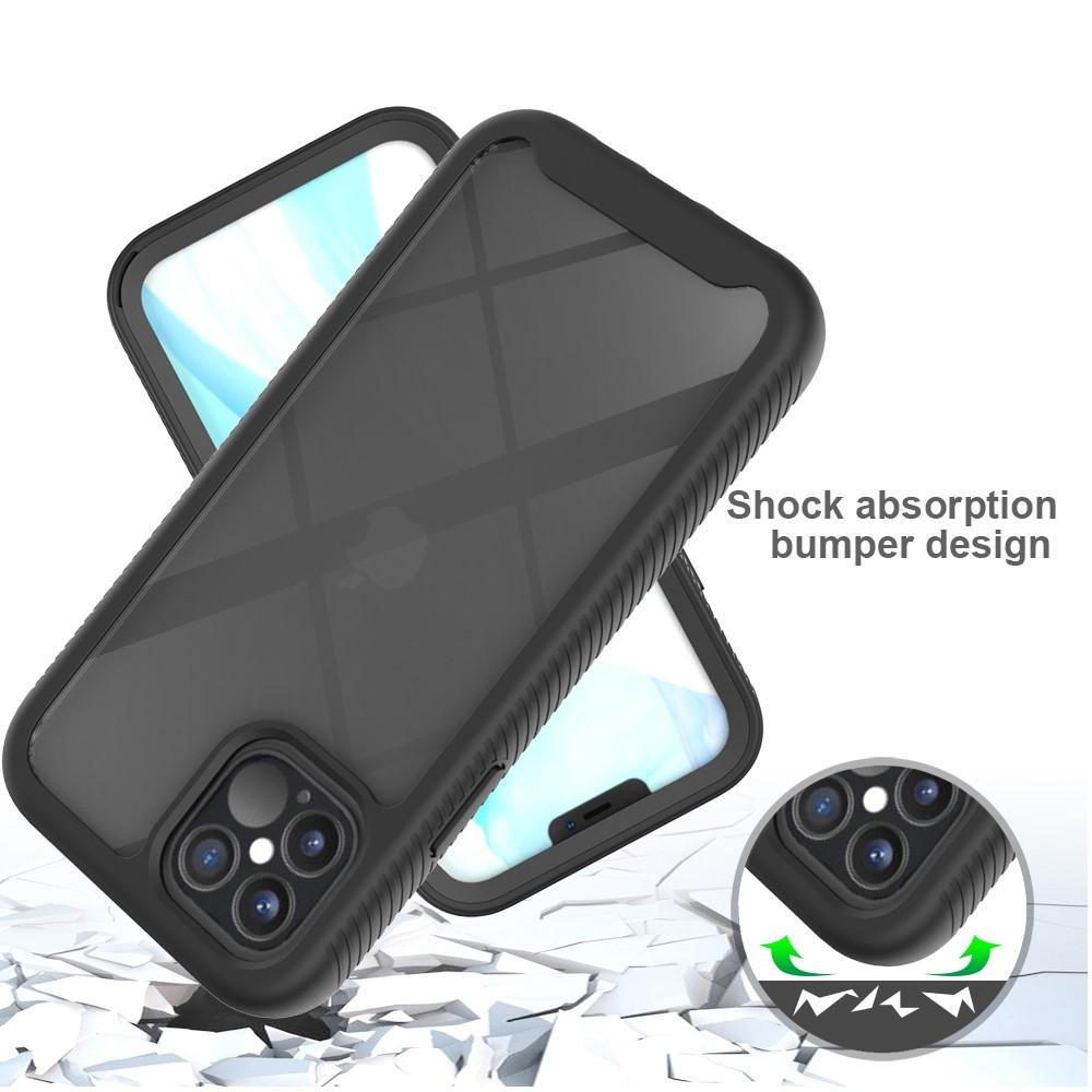 Full Cover Deksel iPhone 12/iPhone 12 Pro Svart