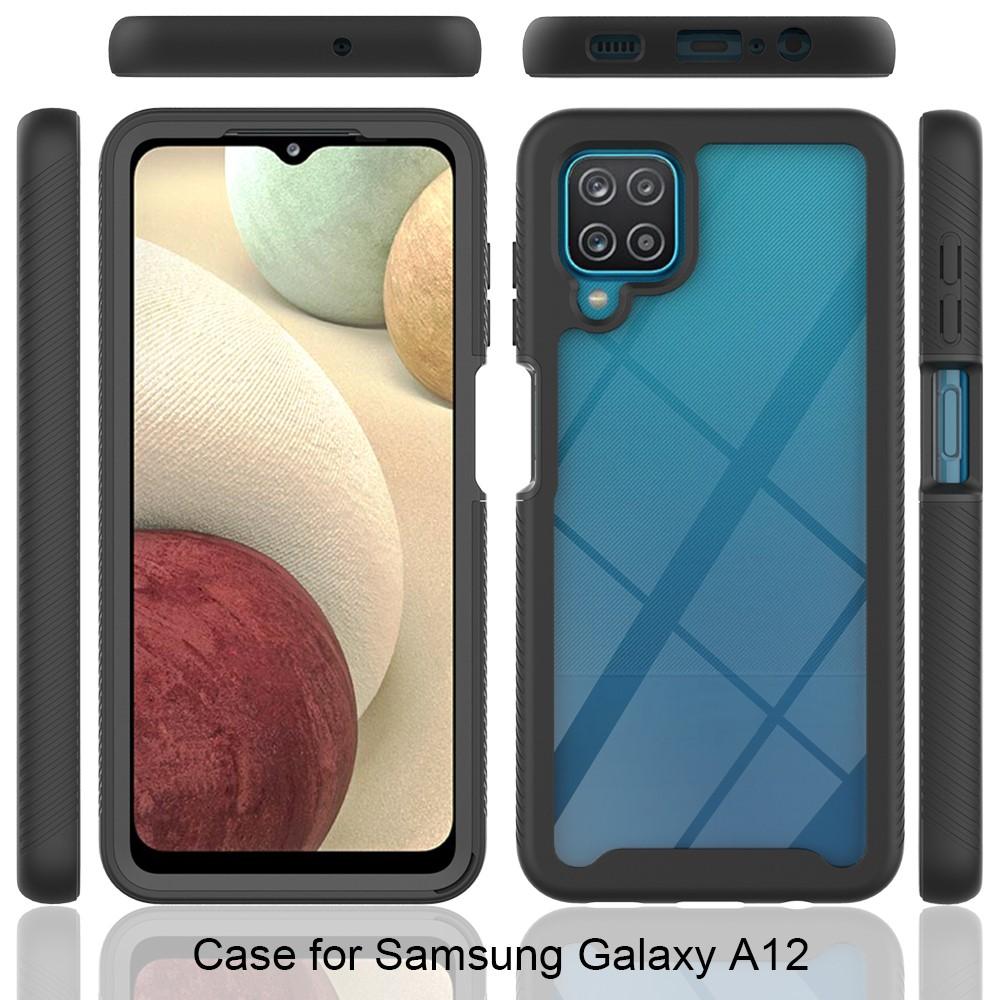 Full Cover Deksel Samsung Galaxy A12 svart