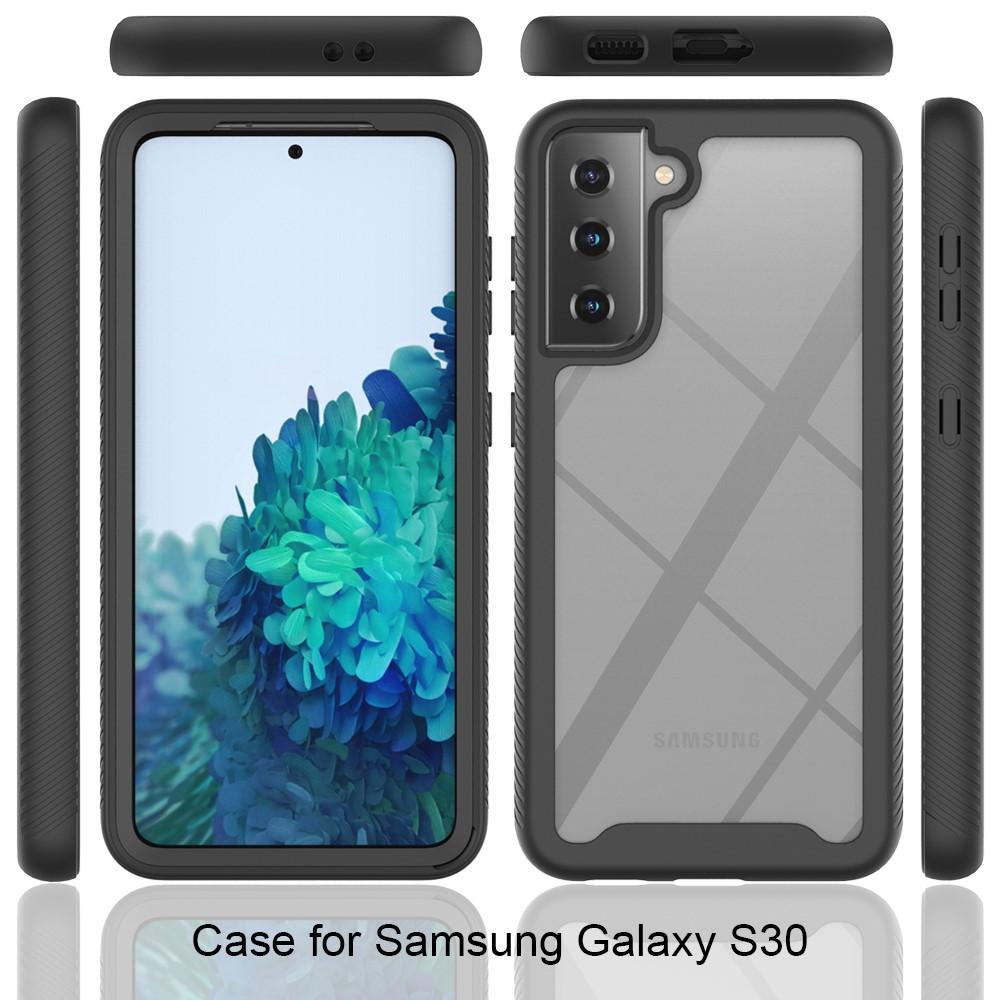Full Cover Deksel Samsung Galaxy S21 svart