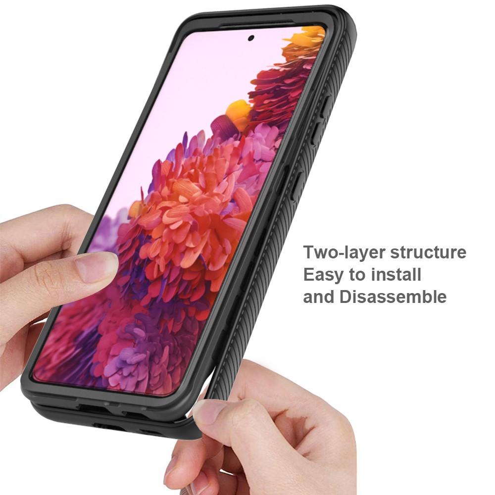 Full Cover Deksel Samsung Galaxy S21 Ultra Svart