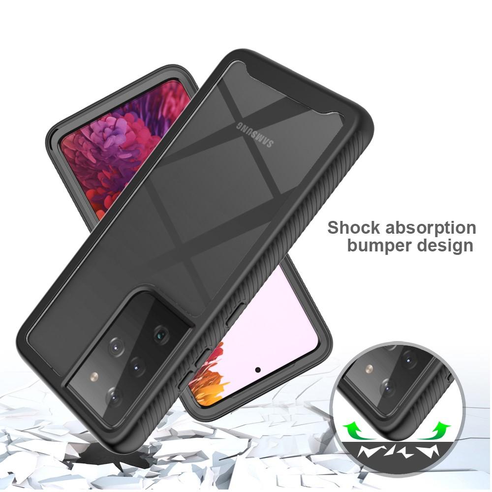 Full Cover Deksel Samsung Galaxy S21 Ultra Svart