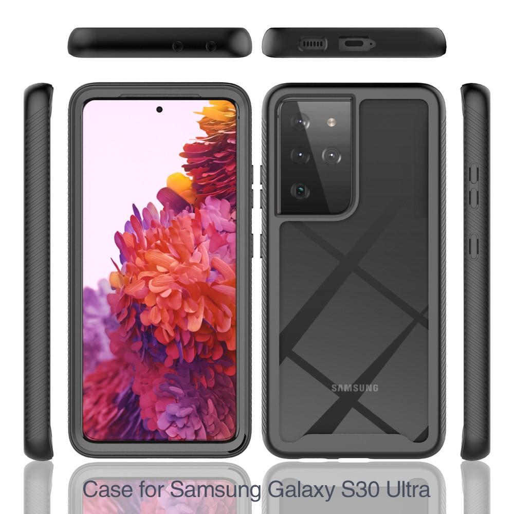 Full Cover Deksel Samsung Galaxy S21 Ultra Svart