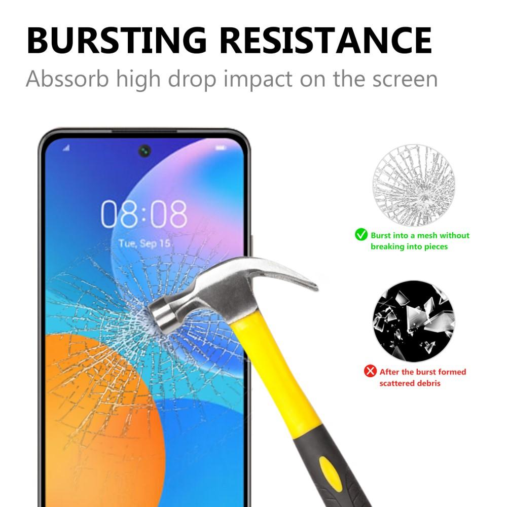 Heldekkende Skjermbeskytter Herdet Glass Huawei P Smart 2021 svart