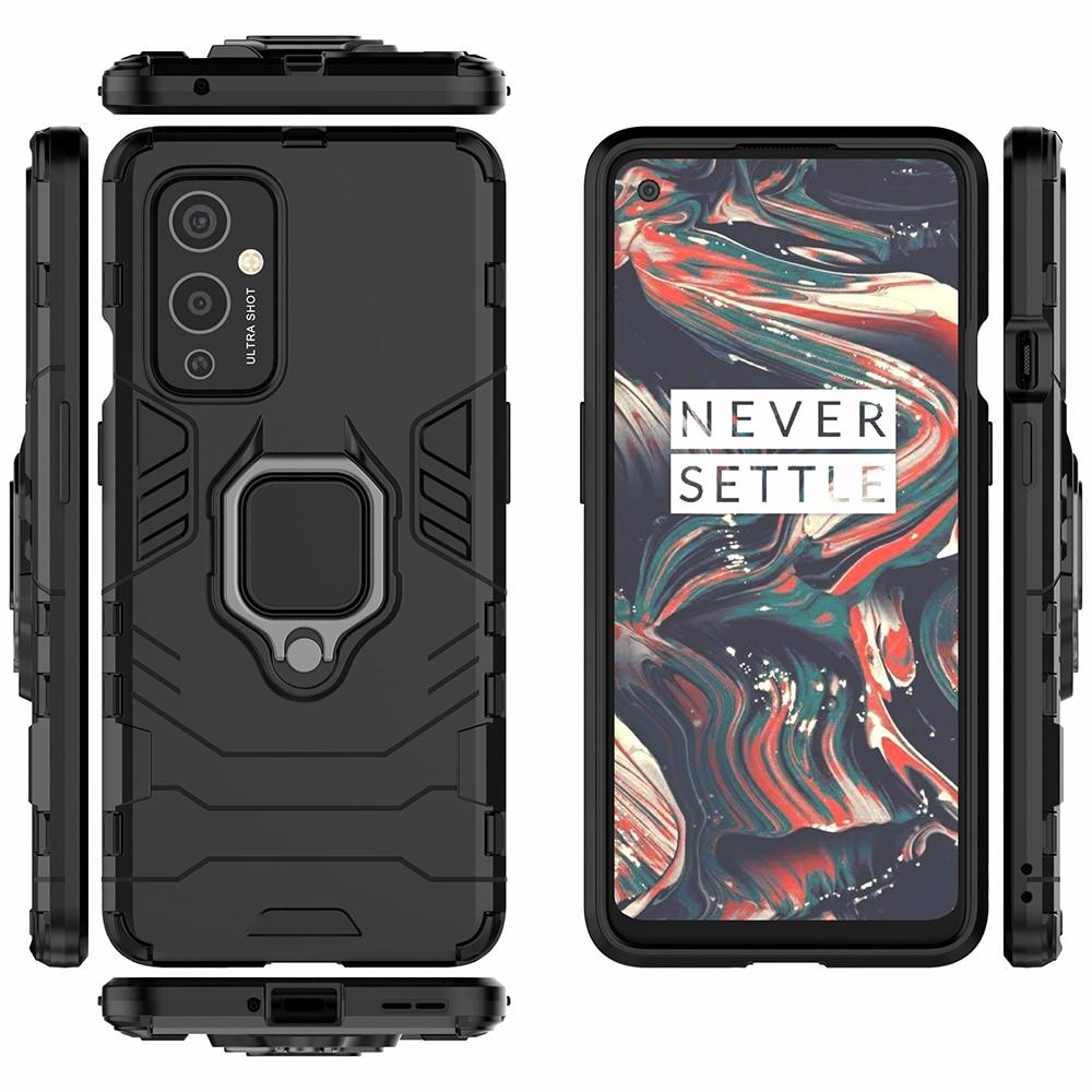 Hybriddeksel Tech Ring OnePlus 9 svart