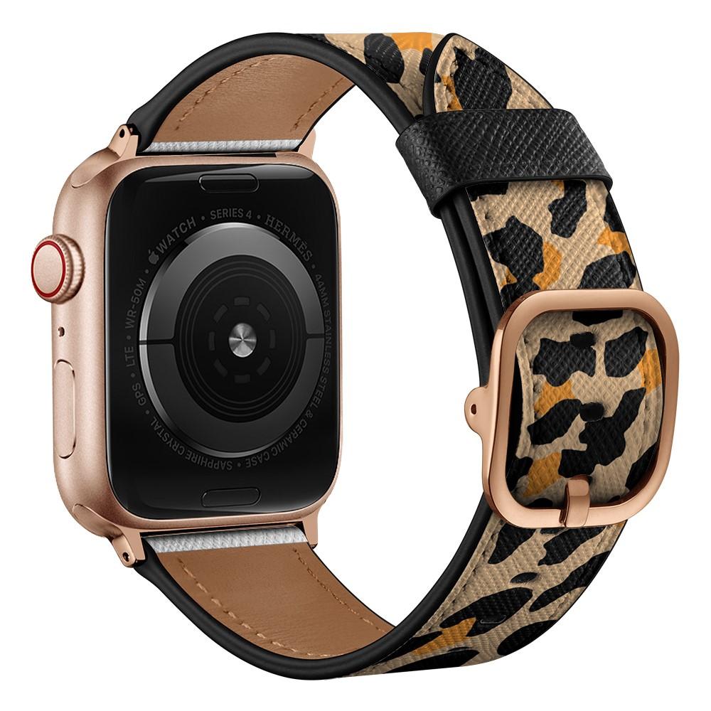 Apple Watch SE 40mm Reim Lær leopard