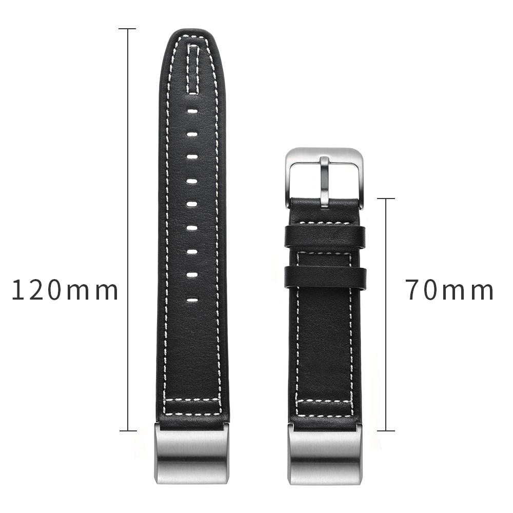 Fitbit Charge 2 Reim Lær Svart