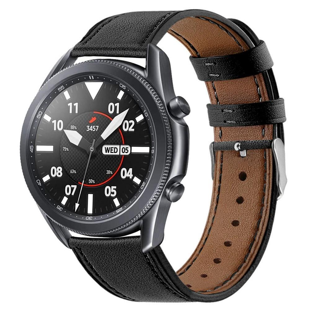 Lærarmbånd Samsung Galaxy Watch 3 45mm svart