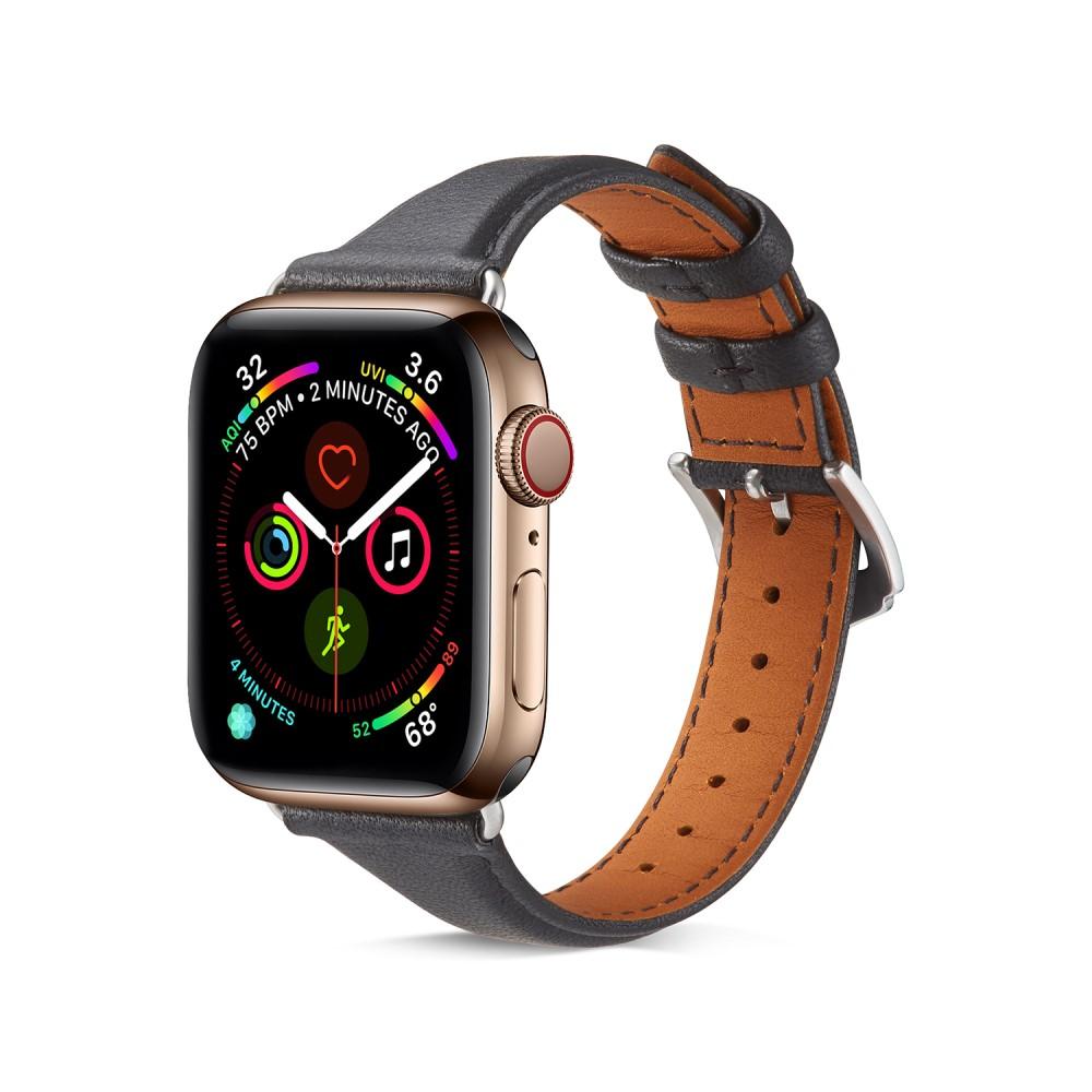 Apple Watch 45mm Series 8 Skinnreim Slim svart