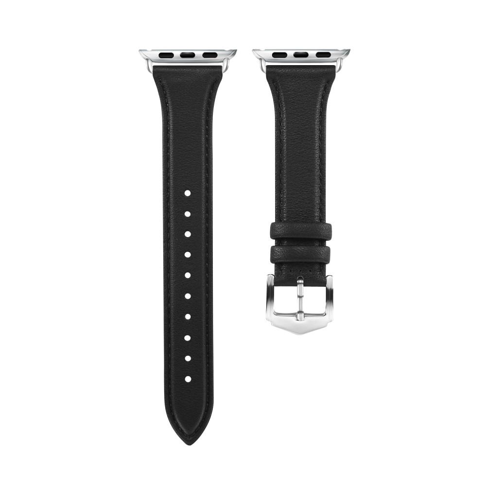 Apple Watch 45mm Series 8 Skinnreim Slim svart