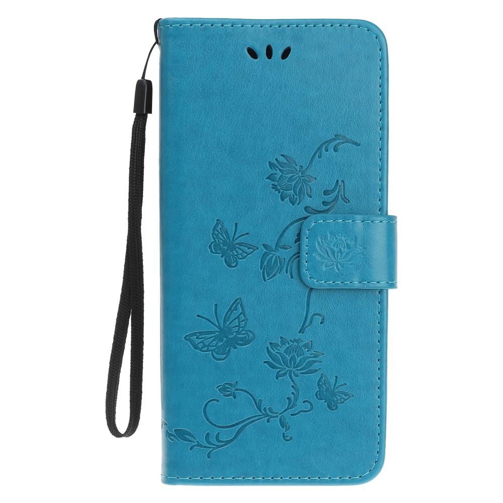 Lærveske Sommerfugler iPhone 12 Mini Blå