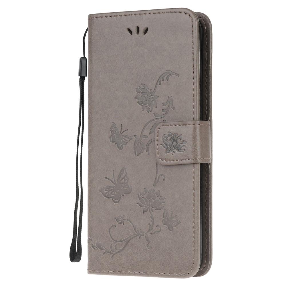 Lærveske Sommerfugler Xiaomi Mi 11i Grå