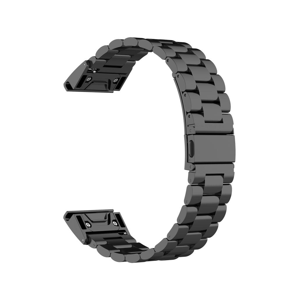 Garmin Fenix 5X/5X Plus Metal Reim svart