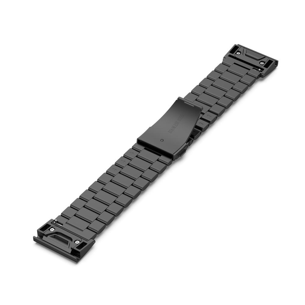 Garmin Fenix 5X/5X Plus/6X/6X Pro/7X  Metal Reim svart