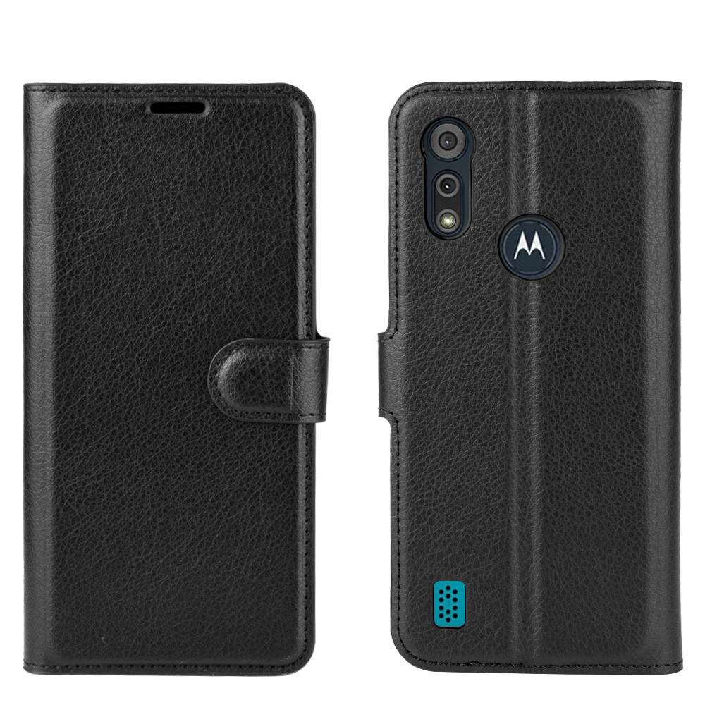 Mobilveske Motorola Moto E6s svart