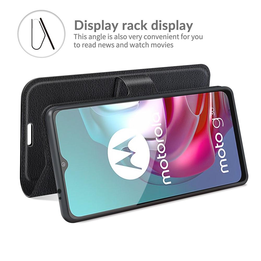 Mobilveske Motorola Moto G30/Moto G10/Moto G20 Svart