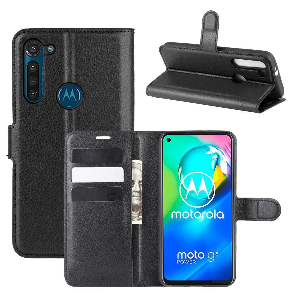 Mobilveske Motorola Moto G8 Power svart