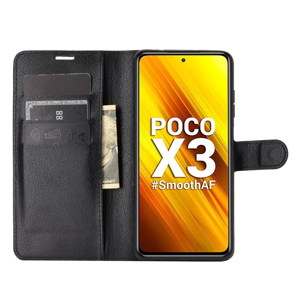 Mobilveske Poco X3 NFC svart