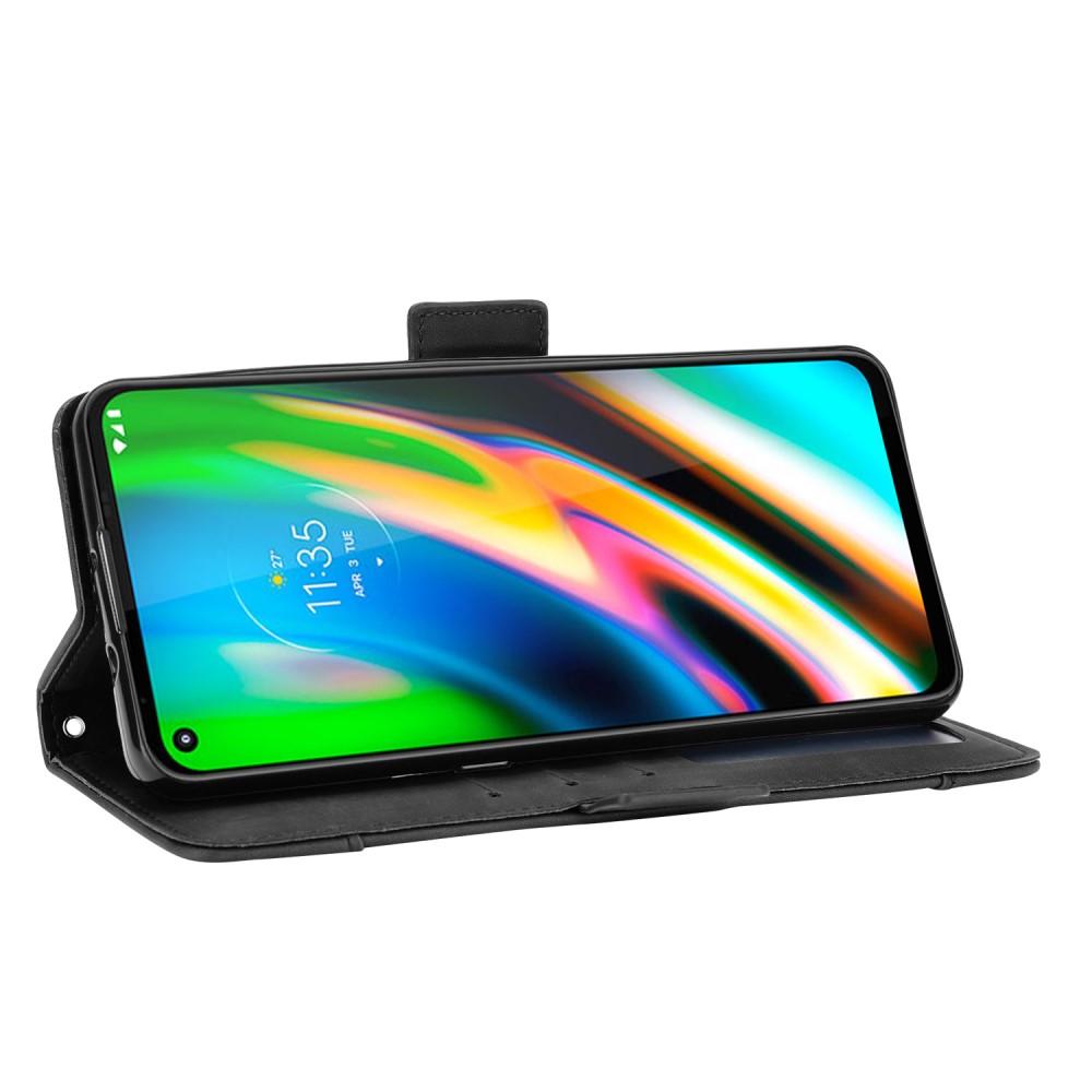 Multi Lommebokdeksel Motorola Moto G9 Plus svart