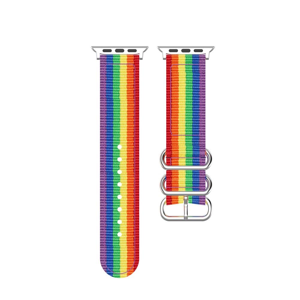 Apple Watch 41mm Series 8 Nato Reim Rainbow