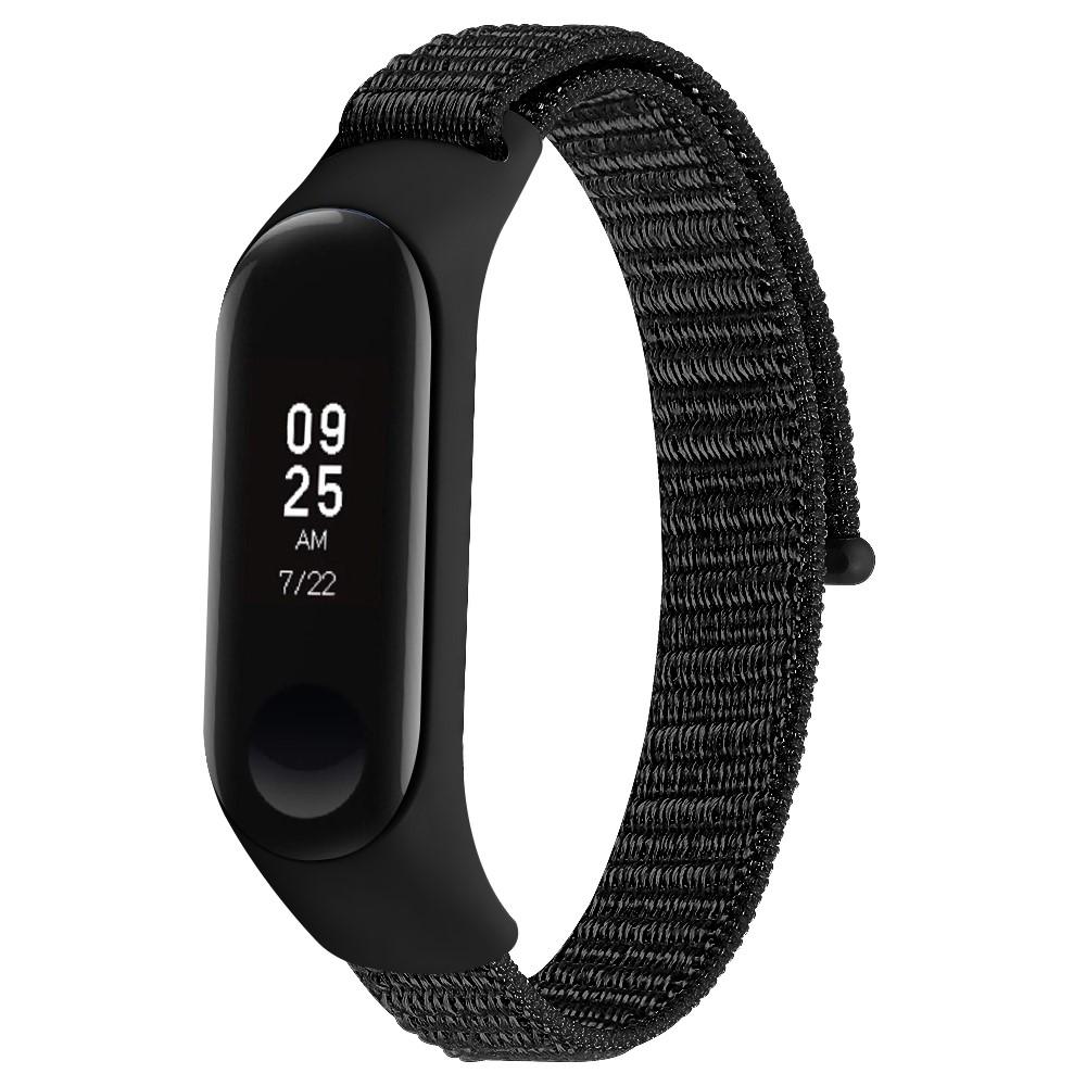 Xiaomi Mi Band 3/4 Nylonreim svart