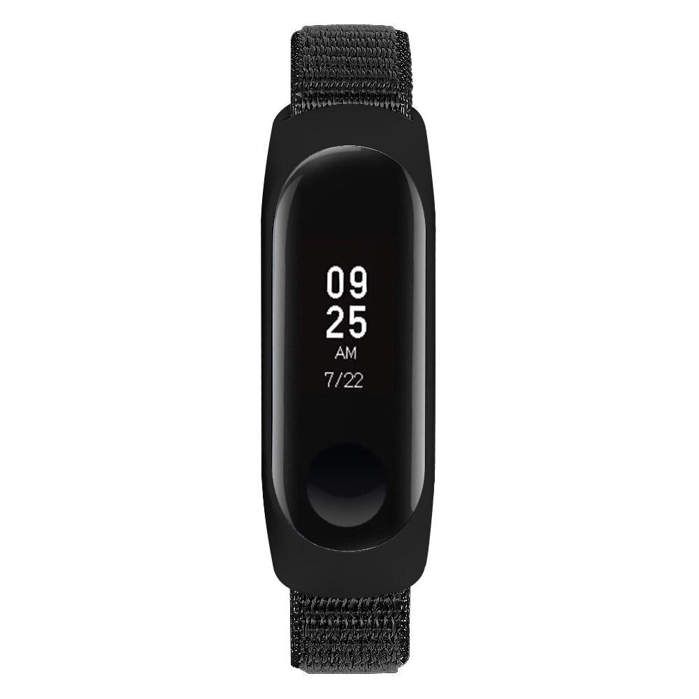 Xiaomi Mi Band 3/4 Nylonreim svart