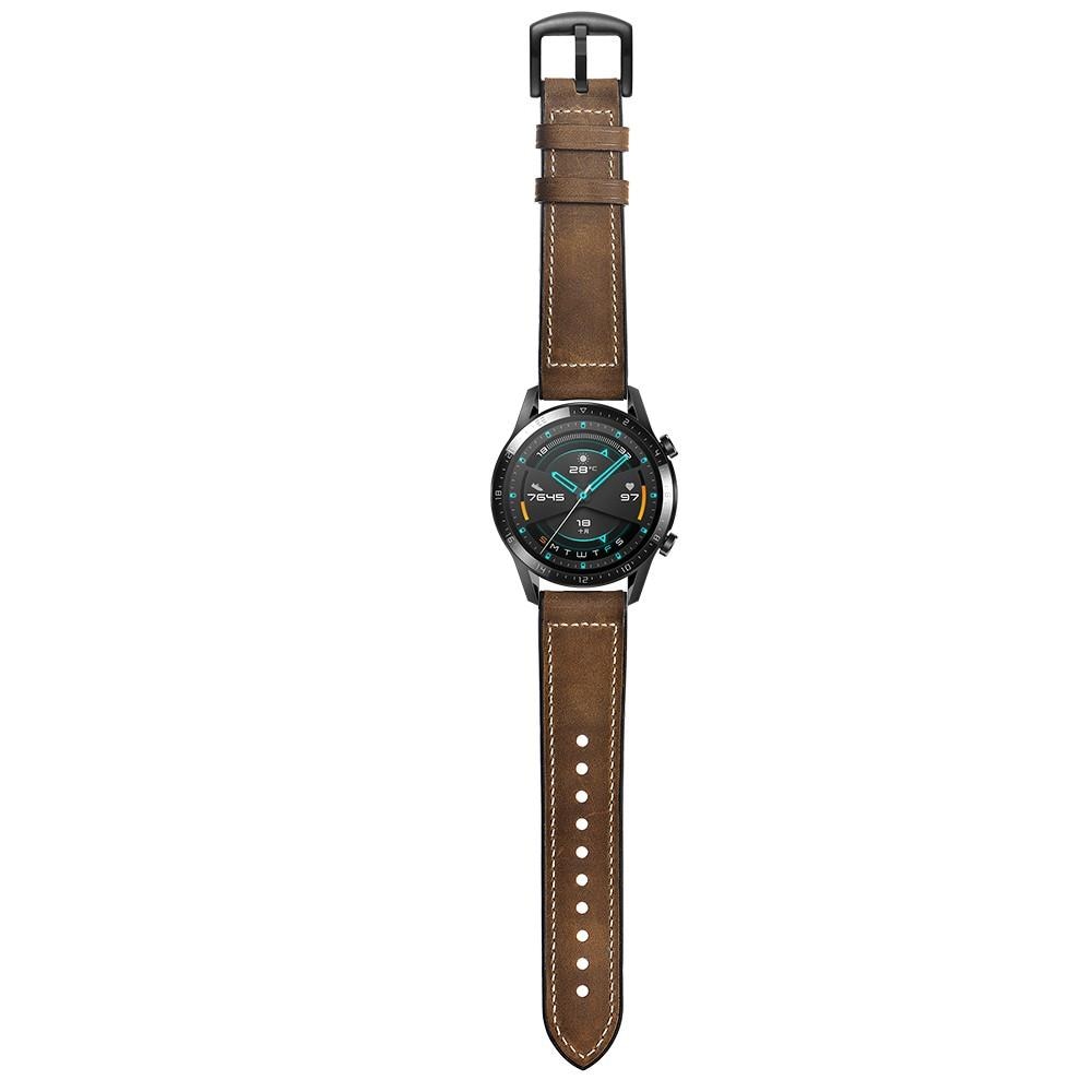 Huawei Watch GT 2 Pro/GT 2 46mm/GT 2e Skinnreim Premium brun